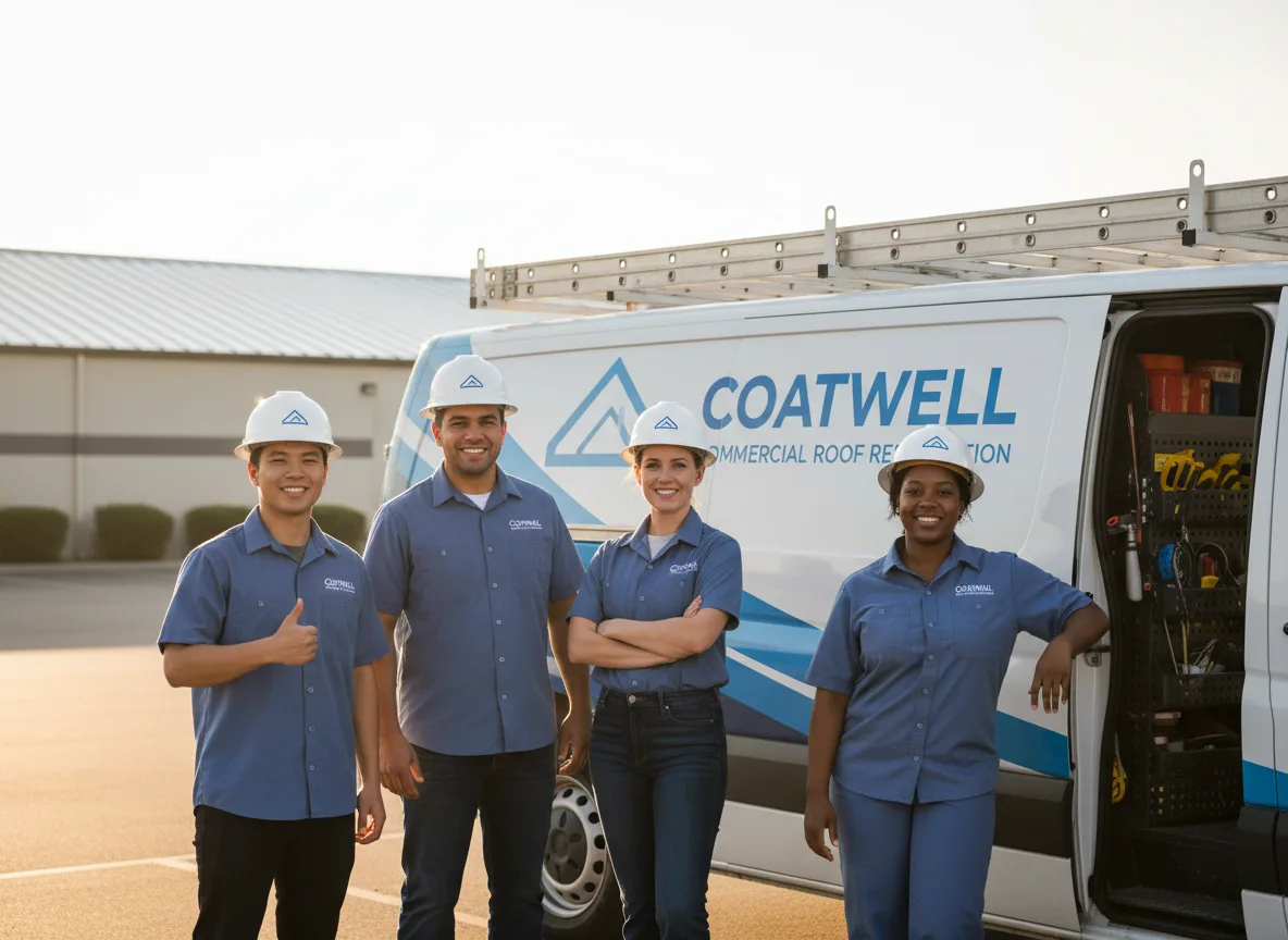 Commercial roof coating company in Richards, MO